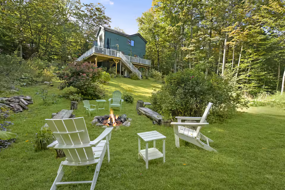 Wooded Vermont vacation home